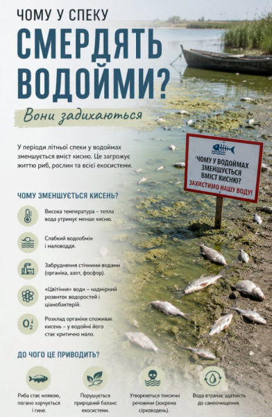 Чому нестерпно тхнуть водойми Криворіжжя: пояснення екоактивістів
