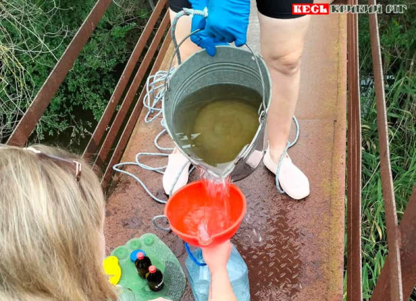 Проби води беруть у Саксагані в Кривому Розі