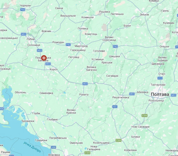 На Полтавщині зафіксували землетрус магнітудою 2,4