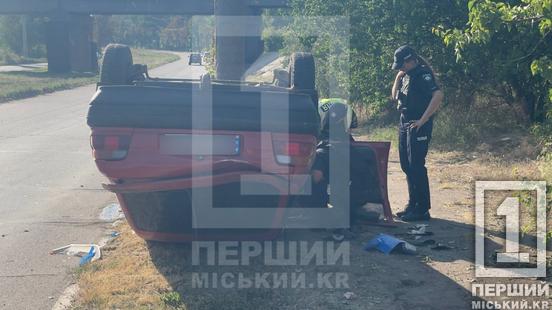 Перекинувся та врізався у стовп: на вулиці Романа Рибалки після ДТП не знайшли водія