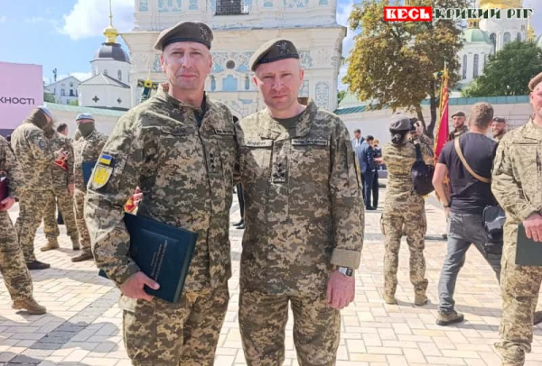 Хрестом бойових заслуг нагороджено Андрія Кривохижина з Кривого Рогу