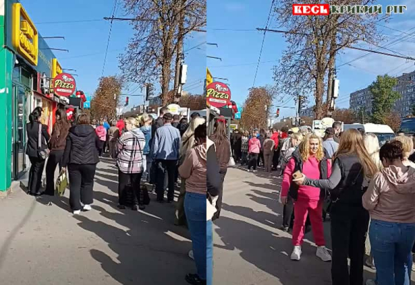 Величезна черга до Шаурми вишикувалась у Кривому Розі