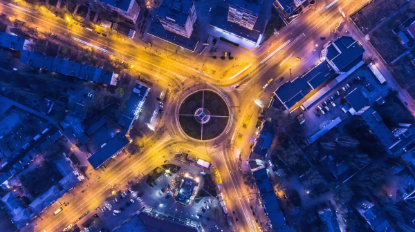 95th districk in Krivoy Rog, Ukraine, Drone shot