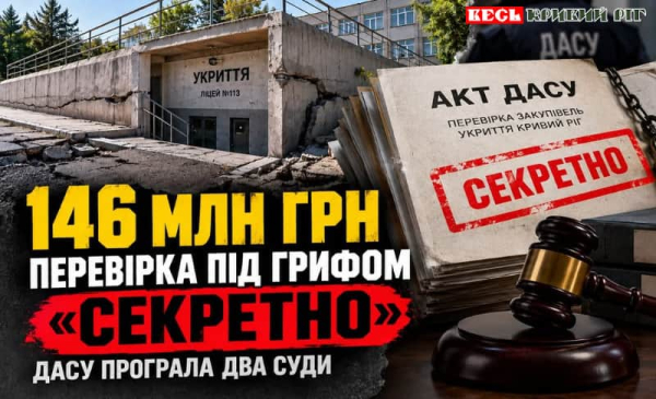 ШІ-колаж &ndash; про витрати на шкільні укриття в Кривому Розі
